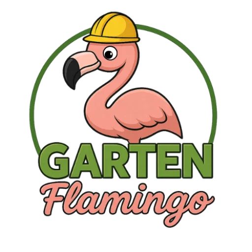 Garten Flamingo Logo – Gartenpflege und Gartengestaltung in Waldkraiburg und Mühldorf am Inn